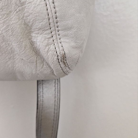 Coach Ashley Crossbody Shoulder Bag Cream Silver - Picture 5 of 7